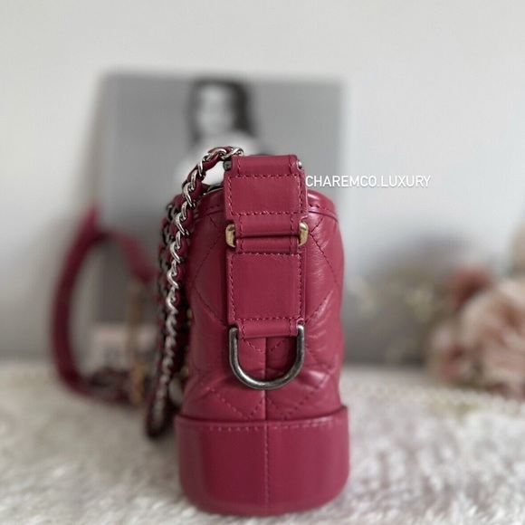 💗 Chanel Small Gabrielle Dumpling Bag Deep Rose Pink💗 Bags - Picture 3 of 4